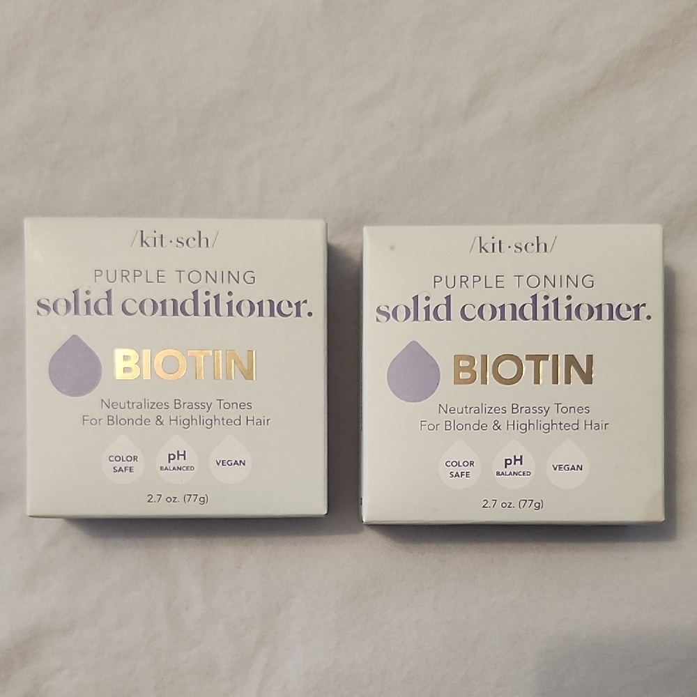 Kitsch Purple Toning Solid Conditioner with Biotin
